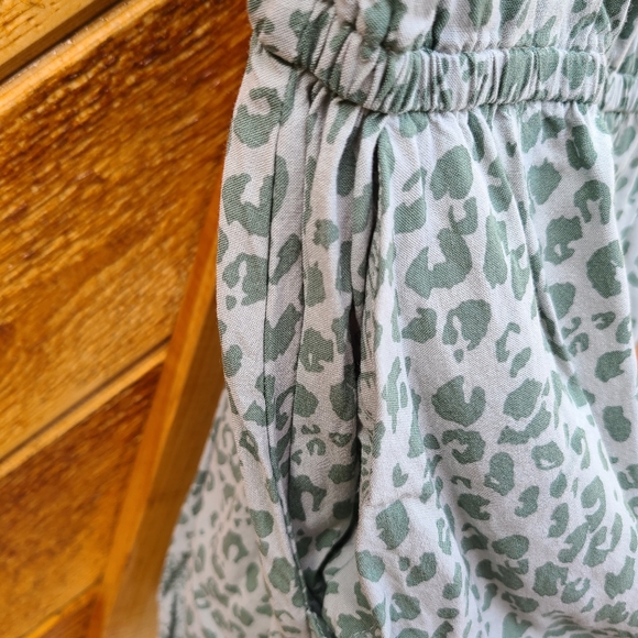 Pink Rose Bar Back Leopard Print Dress - Picture 8 of 11